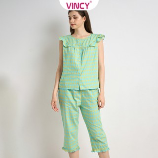 Bộ đồ kate lửng nữ vincy thoáng mát bkl060s31