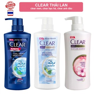 Dầu Gội Clear Men/ Bạc Hà & Hoa Anh Đào Thái Lan Mẫu Mới