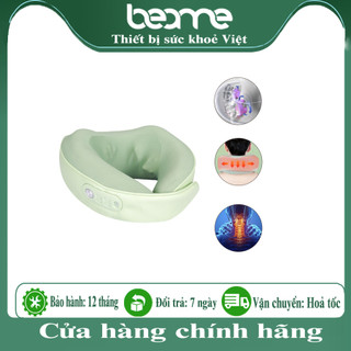 Máy massage cổ vai gáy có trườm nóng, máy massage xoa bóp cổ vai gáy chữ u quấn quanh cổ