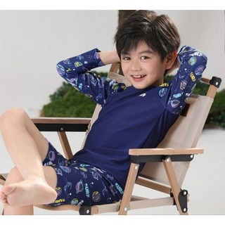 MS108(25-45kg)Bộ bơi dài tay bé trai big size , áo rời quần rời.
