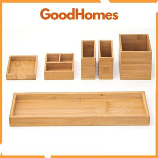 Khay gỗ tre đựng đồ đa năng