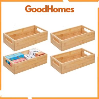 Khay gỗ tre đựng đồ phục vụ đa năng