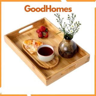  Khay uống trà và đựng đồ đa năng bằng gỗ tre 