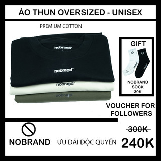 Áo Thun Nam Oversized - Unisex - Nobrand