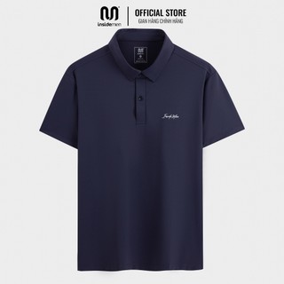 Áo Thun Polo Nam Basic INSIDEMEN 2 màu cơ bản phong cách thể thao in logo thương hiệu IPS045S3