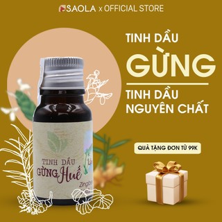 Tinh Dầu Gừng Huế, giảm cảm giác buồn nôn và đau mỏi, hỗ trợ hệ tiêu hóa và tăng cường tuần hoàn máu