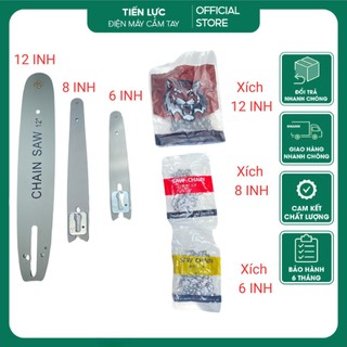 Lam và xích 6inch, 8 inch, 12 inch lắp bộ cưa xích gắn máy mài thông dụng