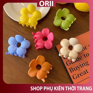 Kẹp tóc hoa sứ,kẹp tóc càng cua ,kẹp tóc hoa cúc nhiều màu ORII ,phong cánh lolita ,chất liệu nhựa acrylic.