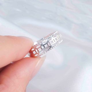 Nhẫn bạc nữ kim tiền trơn basic - chuẩn bạc ta 8236