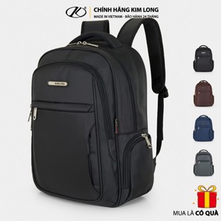  Balo Laptop 16 Inch Thời Trang Nhiều Ngăn Ngăn Khóa Kéo 2 Bên Hông Lưng Thoát Khí Kim Long KL037 