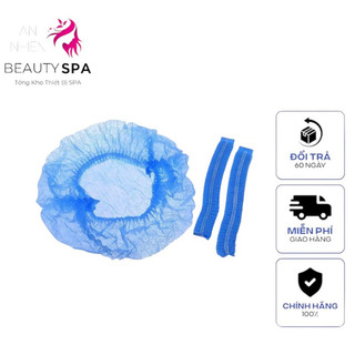 (BỊCH 100C) MŨ CHỤP trùm ĐẦU Y TẾ DÙNG TRONG SPA,THẨM MỸ VIỆN