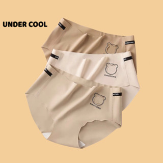 Quần Lót Nữ Đúc Su Tàng Hình UNDERCOOL Viền Sóng Khoét Hình Phối Chữ Ép Đáy Kháng Khuẩn Nhiều Màu QL20