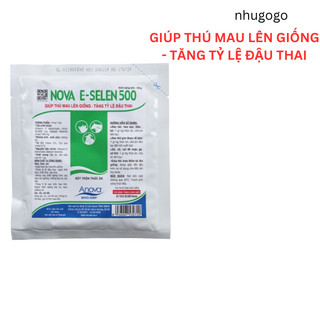 Nova E Selen qui cách gói 100 gram thức ăn