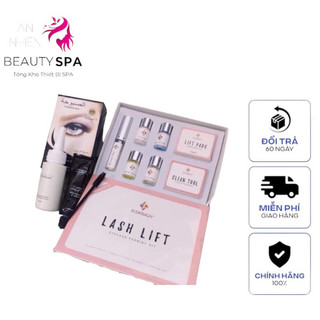 combo Uốn mi phủ đen Collagen Hàn Quốc Hiệu Lash lift