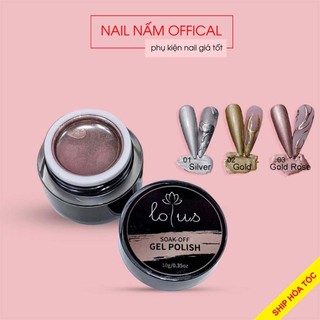 Gel metan trang trí móng Lotus cao cấp hũ to 10g