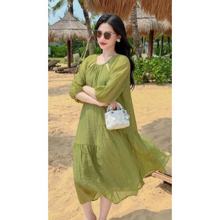 Đầm suông dạo biển xinh xắn