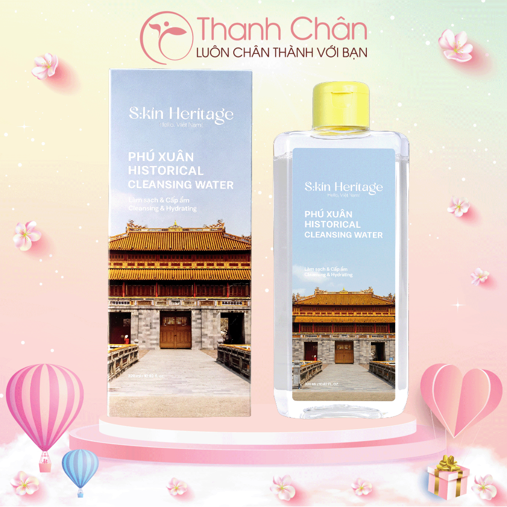 Nước tẩy trang Skin Heritage Phú Xuân Historical Cleansing Water 320ml