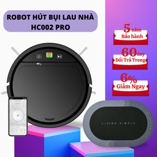 Robot quét nhà hút bụi thông minh,Robot hút bụi mini, tự quay về sạc lau,hút,quét 3in1
