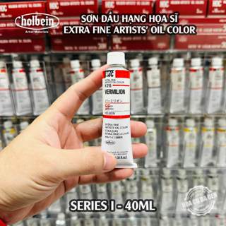 [DA ĐEN] Bảng 1 - Sơn Dầu Họa Sĩ Holbein Extra Fine Artists' Oil Color 40ml