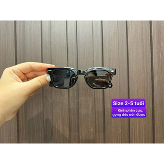 Kính trẻ em Shein phân cực 2-5 tuổi, chuẩn auth, tặng kèm hộp và khăn