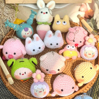 Móc Khoá Len Milk Cotton Handmade LYLYCRAFT Quà Tặng Sinh Nhật Móc Chìa Khoá Cute Dành Cho Bạn Gái