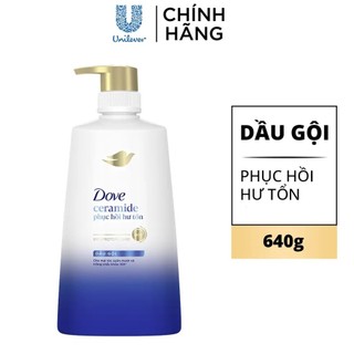 Dầu gội Dove Phục hồi hư tổn 640gr:Dưỡng ẩm bồng bềnh
