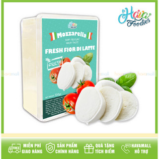 Phô Mai Tươi Đông Lạnh Havafoodies Fresh Fior Di Latte Mozzarella Cheese 100g