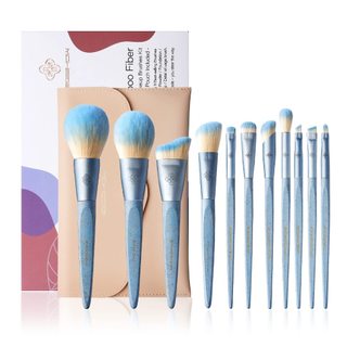  Bộ Cọ Trang Điểm Cá Nhân 11 Cây EIGSHOW EcoPro Bamboo Fiber 11pcs Professional Makeup Brush Kit 