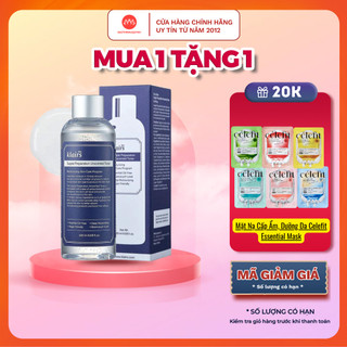 Toner không mùi Klairs nước hoa hồng dưỡng ẩm da 180ml - 30ml Dear Klair Supple Unscented chính hãng