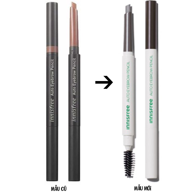 Chì kẻ mày 2 đầu Eco EyeBrow Pencil INNISFREE