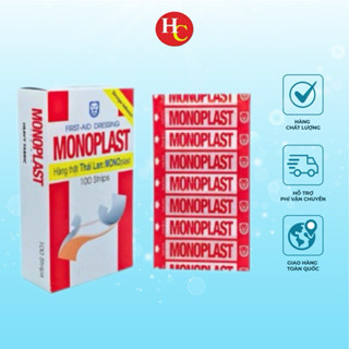 Băng keo cá nhân Monoplast ( Hộp 100 miếng )