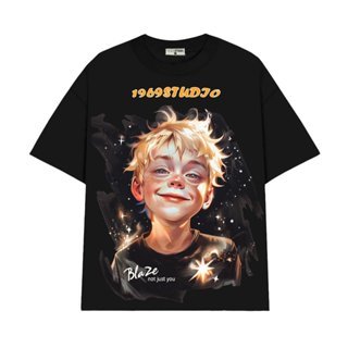 Áo Thun Nam Nữ In Blaze 1969STUDIO Tay Lỡ Form Rộng Thời Trang Top Cổ Tròn - AP-08