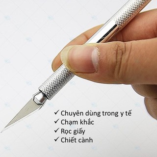 Dao trổ cán Bạc 6 lưỡi