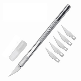 Dao trổ cán Bạc 6 lưỡi