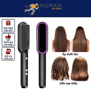 Lược điện chải tóc làm thẳng tóc thích hợp mọi loại tóc