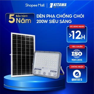  Đèn pha năng lượng mặt trời 200W chống chói KITAWA - DP15.200 