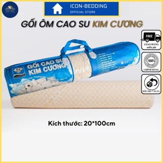 Gối Ôm Cao Su Thiên Nhiên Kim Cương (20x100cm)