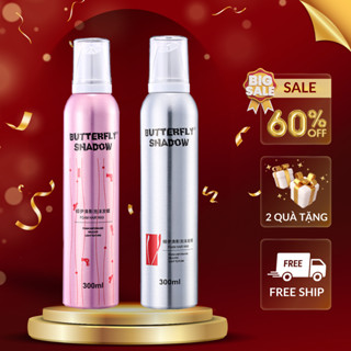 Gôm giữ nếp tóc BUTTERFLY SHADOW 300ML Keo bọt dạng mềm tạo kiểu và giữ nếp tóc uốn xoăn tự nhiên bồng bềnh EGO Home