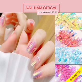 Set giấy bóng kính ánh trai trang trí móng