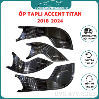 Ốp Tapli Cánh Cửa, màng loa Xe Hyundai Accent 2018-2022,2023,2024 chất liệu TiTan Cao Cấp