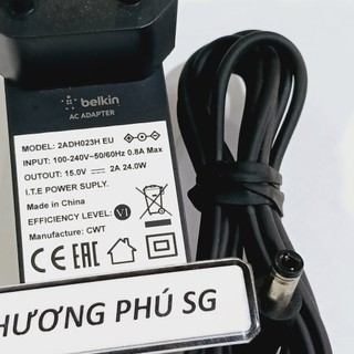 Nguồn adapter dc 15v - 2a / đầu cắm 5.5mm x 2.1mm