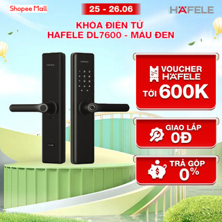 Khóa điện tử hafele dl7600 - 91220237 màu đen
