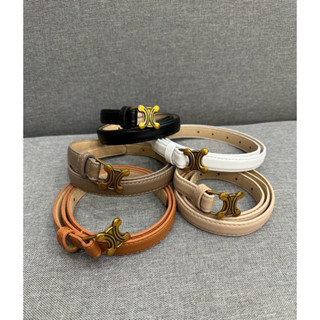 Thắt lưng nữ bản 2cm, chất liệu da Pu mặt chữ c, dễ phối cùng quần jean, váy TL029