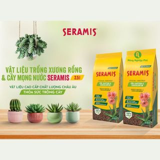 Giá thể trồng xương rồng và cây mọng nước seramis - túi 2.5 lít