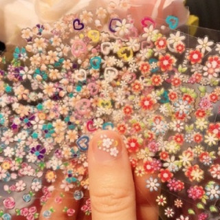 Sticker dán móng hoạt hình nhiều mẫu 🍀 Clovershop68 🍀