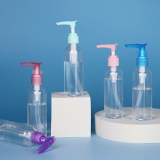 🍀Lọ chiết mỹ phẩm tiện lợi 50ml, 100ml có vòi - Chai chiết mỹ phẩm nhựa Pet có vòi nhấn🍀 Clovershop68 🍀
