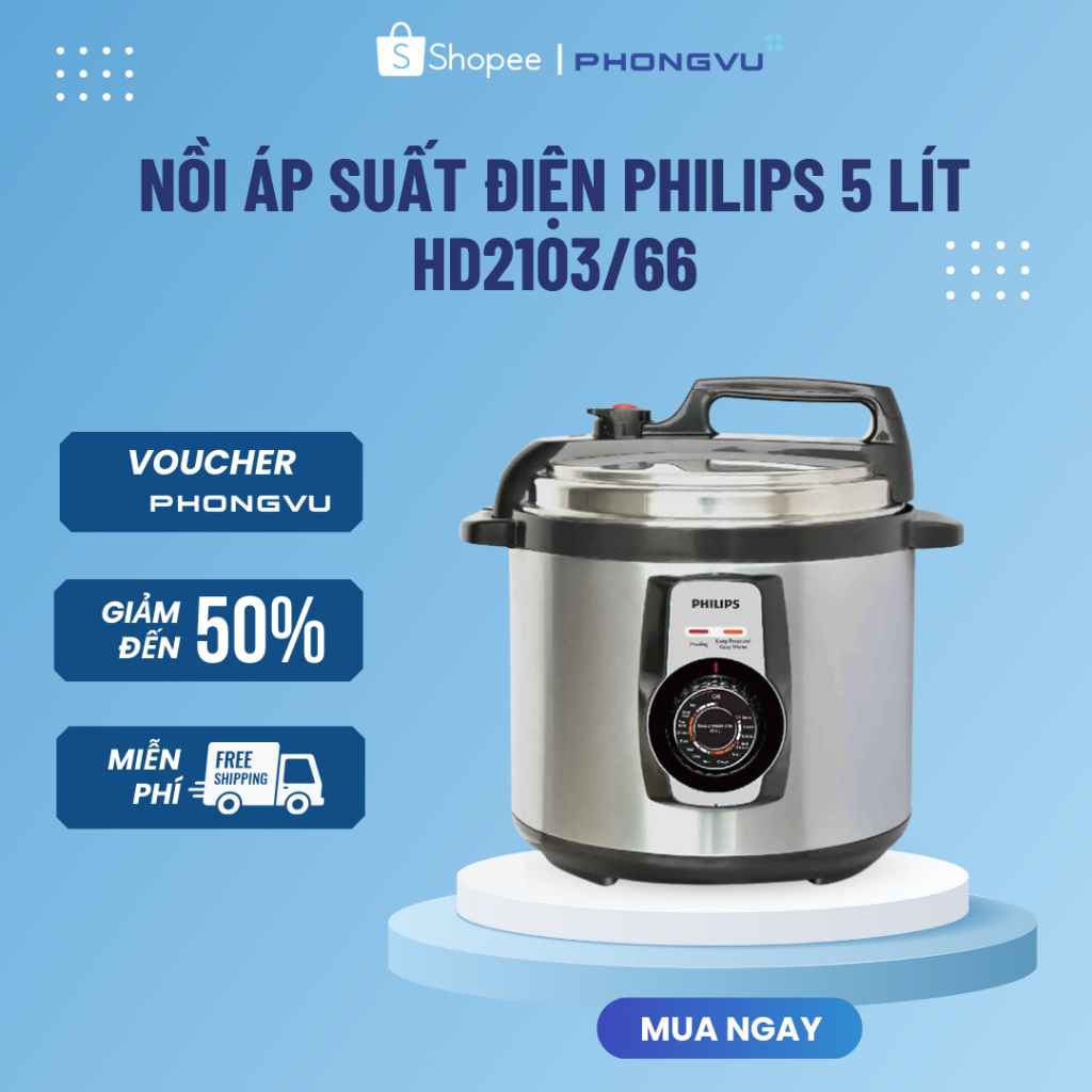 Nồi áp suất Philips HD2103/66 - Hàng chính hãng