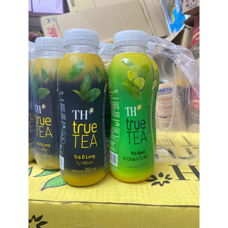 Trà xanh vị chanh/ trà ô long th true tea chai 350ml