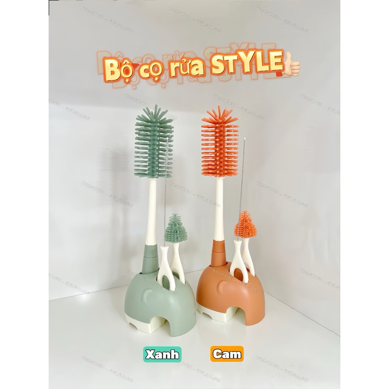 BỘ CỌ RỬA BÌNH SỮA STYLE