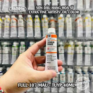 [DA ĐEN] Bảng 2 - Sơn Dầu Họa Sĩ Holbein Extra Fine Artists' Oil Color 40ml